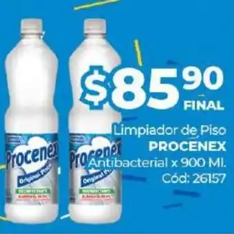 Diarco Procenex Limpiador de Piso Antibacterial x 900ml oferta