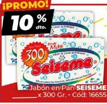 Diarco Seiseme Jabon en Pan x 300gr oferta