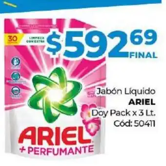 Diarco Ariel Jabón Líquido DoyPack x 3lt oferta