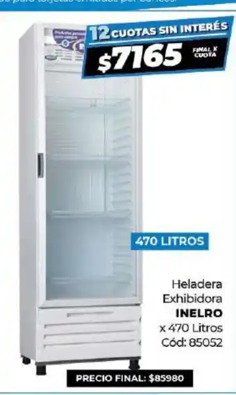 Diarco Inelro Heladera Exhibidora x 470Litros oferta