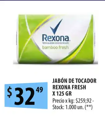 Punto Mayorista Rexona Jabón De Tocador Fresh x 125gr oferta