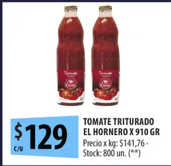 Punto Mayorista Tomate Triturado El Hornero x 910gr oferta