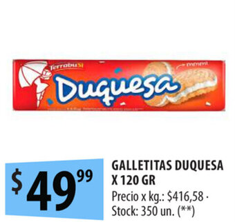 Punto Mayorista Duquesa Galletitas x 120gr oferta