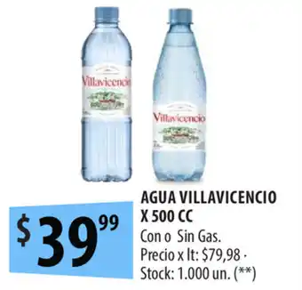 Punto Mayorista Agua Villavicencio x 500cc oferta