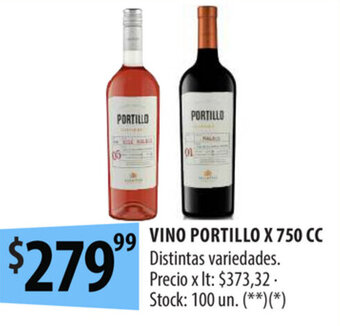 Punto Mayorista Vino Portillo x 750cc oferta