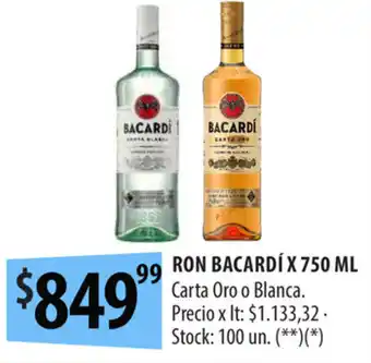 Punto Mayorista Ron Bacardi x 750ml oferta