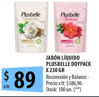Punto Mayorista Plusbelle Jabón Líquido Doypack x 230gr oferta