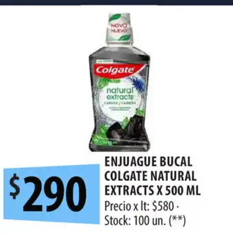 Punto Mayorista Colgate Enjuague Bucal Natural Extracts x 500ml oferta