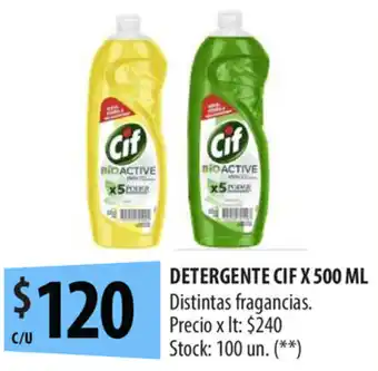 Punto Mayorista CIF Detergente x 500ml oferta