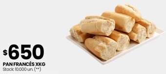 Changomas PAN FRANCÉS X KG oferta