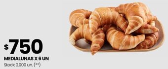 Changomas MEDIALUNAS X 6 UN oferta