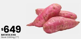 Changomas BATATA X KG oferta
