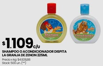 Changomas SHAMPOO O ACONDICIONADOR DISPITA LA GRANJA DE ZENON 225ML oferta