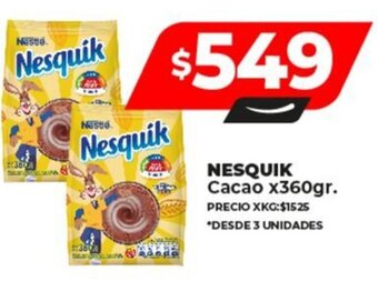 Supermayorista Vital NESQUIK Cacao x 360gr oferta