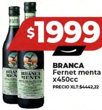Supermayorista Vital BRANCA Fernet menta x450cc oferta
