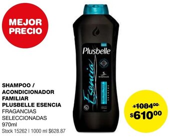 Atomo Conviene Plusbelle Esencia SHAMPOO / ACONDICIONADOR FAMILIAR oferta