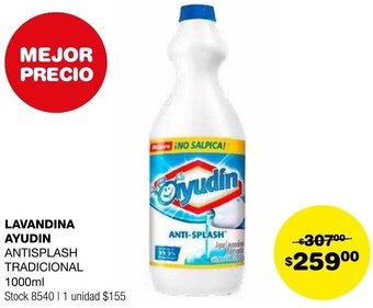 Atomo Conviene LAVANDINA AYUDIN ANTISPLASH TRADICIONAL 1000ml oferta