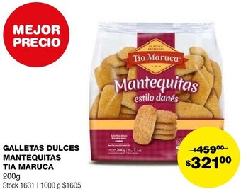 Atomo Conviene GALLETAS DULCES MANTEQUITAS TIA MARUCA 200g oferta