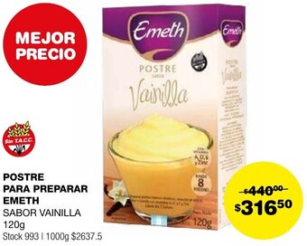 Atomo Conviene POSTRE PARA PREPARAR EMETH 120g oferta
