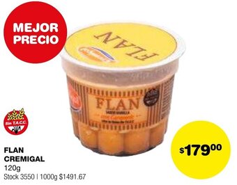 Atomo Conviene FLAN CREMIGAL 120g oferta