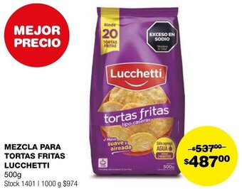 Atomo Conviene MEZCLA PARA TORTAS FRITAS LUCCHETTI 500g oferta