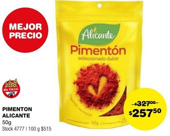 Atomo Conviene PIMENTON ALICANTE 50g oferta