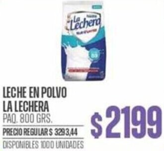 Supermercados Vea LECHE EN POLVO LA LECHERA 800 GRS oferta