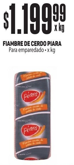 Makro FIAMBRE DE CERDO PIARA oferta