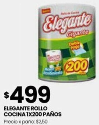 Punto Mayorista ELEGANTE ROLLO COCINA 1X200 PAÑOS oferta