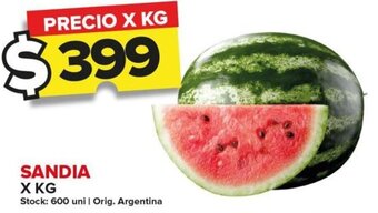 Carrefour Maxi SANDIA X KG oferta