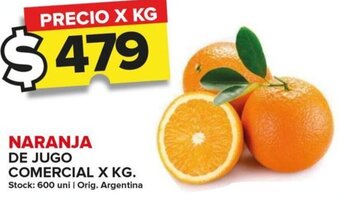 Carrefour Maxi NARANJA DE JUGO COMERCIAL X KG oferta
