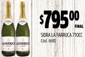 Supermercados Yaguar SIDRA LA FARRUCA 710CC oferta