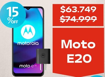 Claro Moto E20 oferta