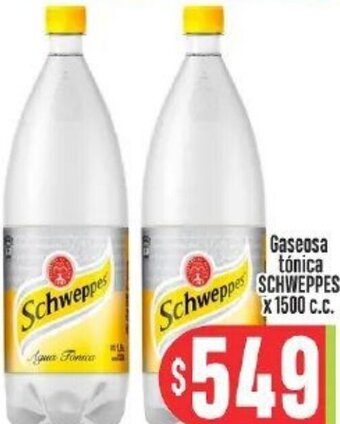 Supermercados Caracol SCHWEPPES Gaseosa tónica x 1500 C.C. oferta