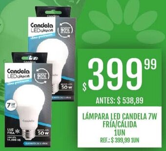 Supermercados Todo LÁMPARA LED CANDELA 7W FRÍA/CÁLIDA 1UN oferta