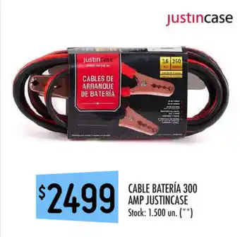 Punto Mayorista Cable Batería 300 Amo Justincase oferta