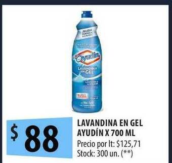 Punto Mayorista Lavandina En Gel Ayudín x 700ml oferta