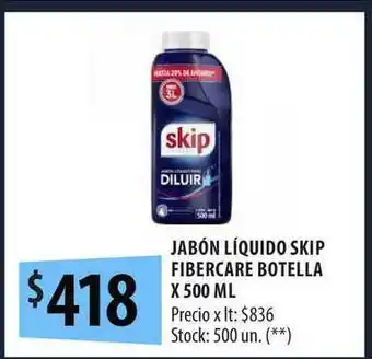 Punto Mayorista Jabón Líquido Skip Fibercare x 500ml oferta