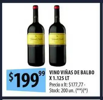 Vino Viñas De Balbo x 1.125lt