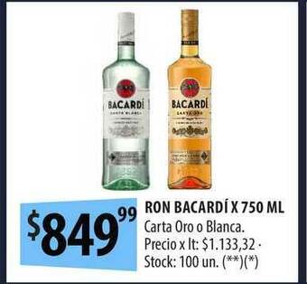 Punto Mayorista Ron Bacardí x 750ml oferta