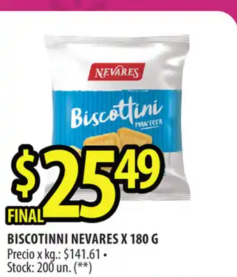 Nevares Biscotinni x 180 g