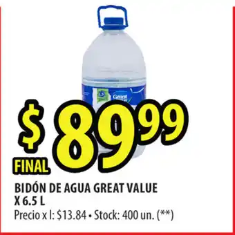 Punto Mayorista Great Value Bidón de Agua x 6.5 L oferta