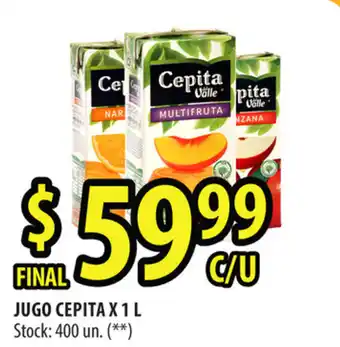 Punto Mayorista Cepita Jugo x 1 L oferta