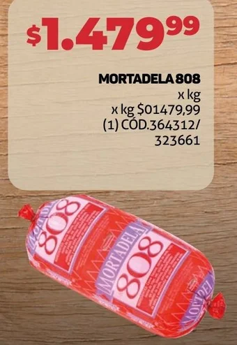 Makro MORTADELA 808 x kg oferta