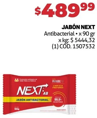 Makro JABÓN NEXT Antibacterial x 90 gr oferta
