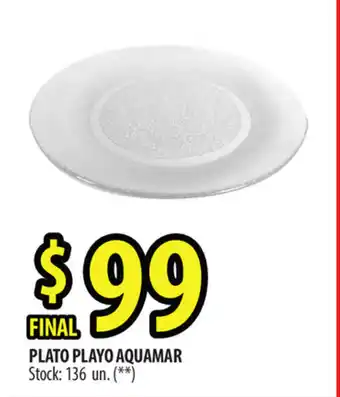 Punto Mayorista Plato Playo Aquamar oferta