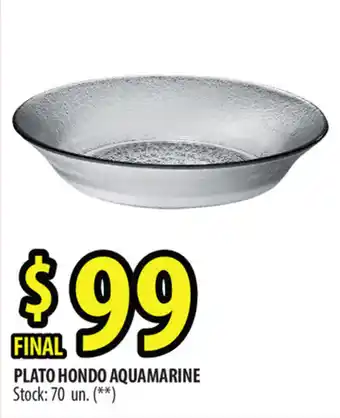 Punto Mayorista Plato Hondo Aquamarine oferta
