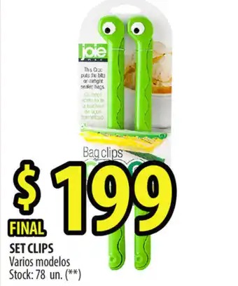 Punto Mayorista Set Clips oferta