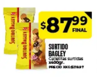 Supermayorista Vital Surtido Bagley Galletitas surtidas x 400 gr. oferta