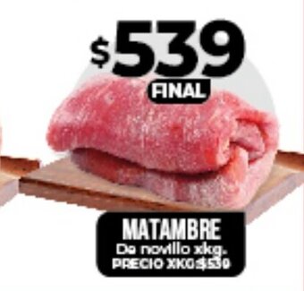 Supermayorista Vital Matambre de novillo xkg. oferta